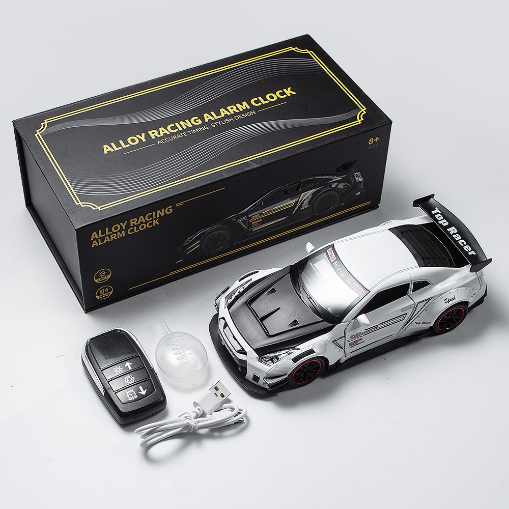 Hyper car Engine Sound Alarm Clock with LED & Mist Spray