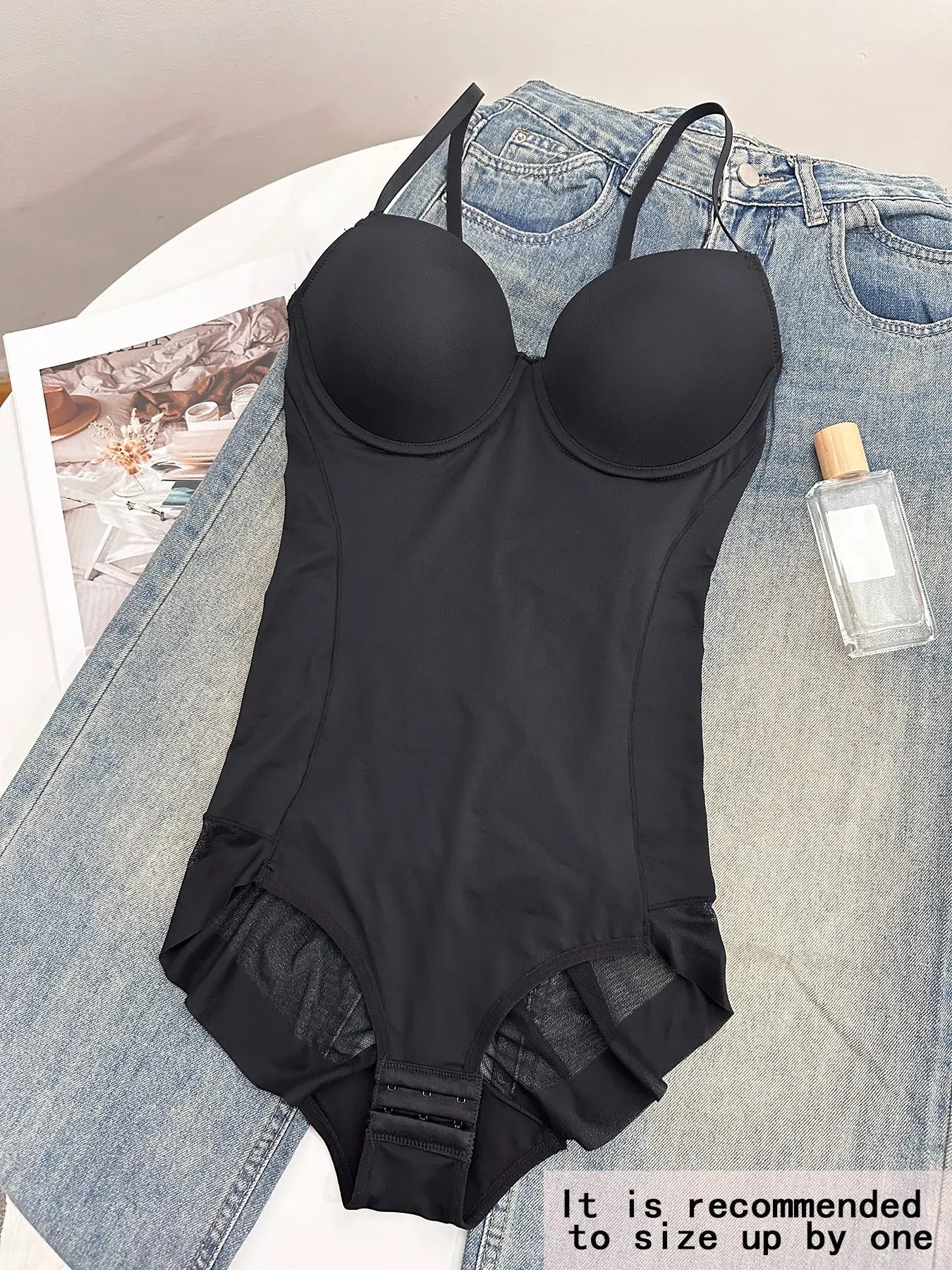 Justaucorps gainant femme avec soutien-gorge et bretelles réglables, effet amincissant sculptant, du XS au XXL pour toutes les saisons