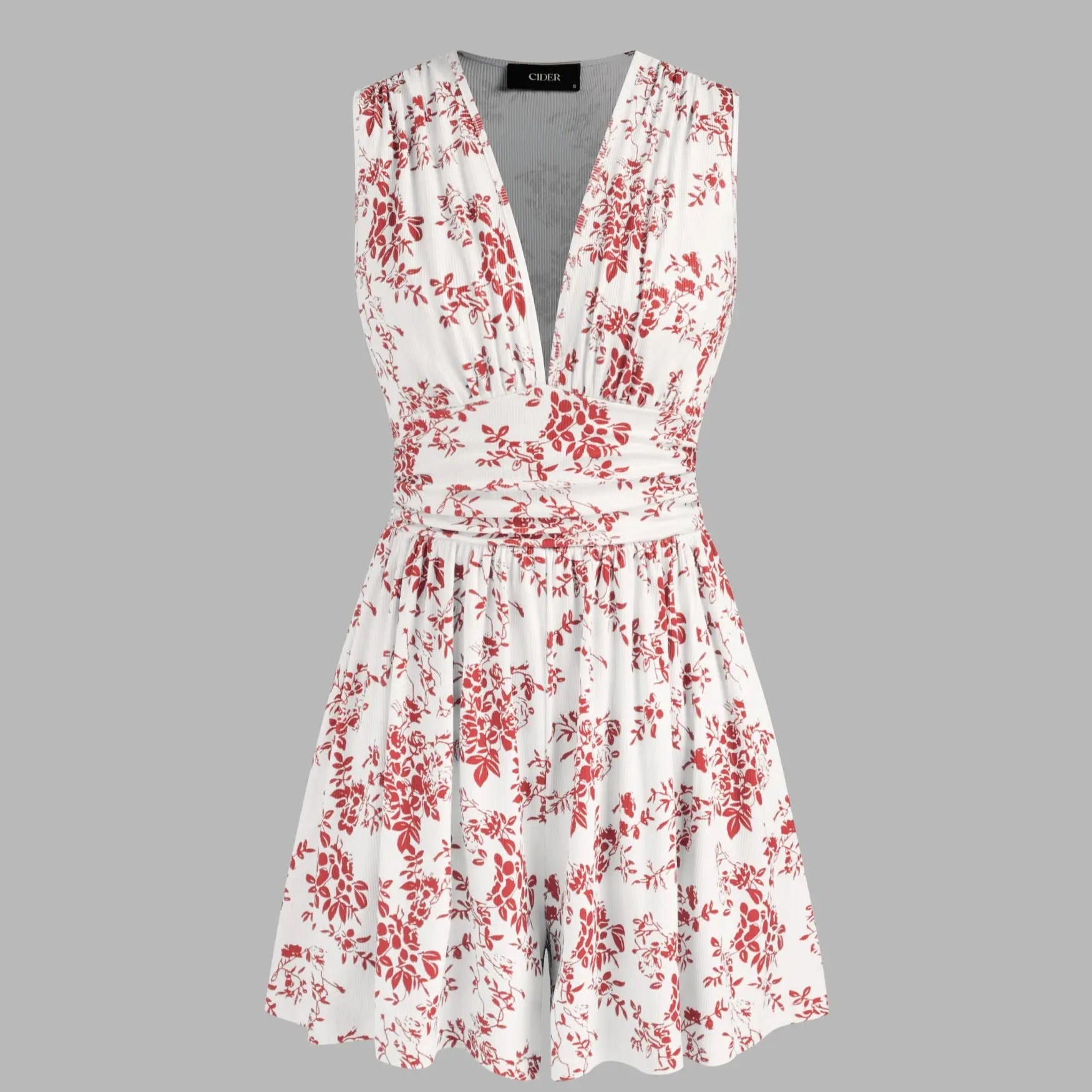 Combinaison bustier à col en V pour femme, printemps/été