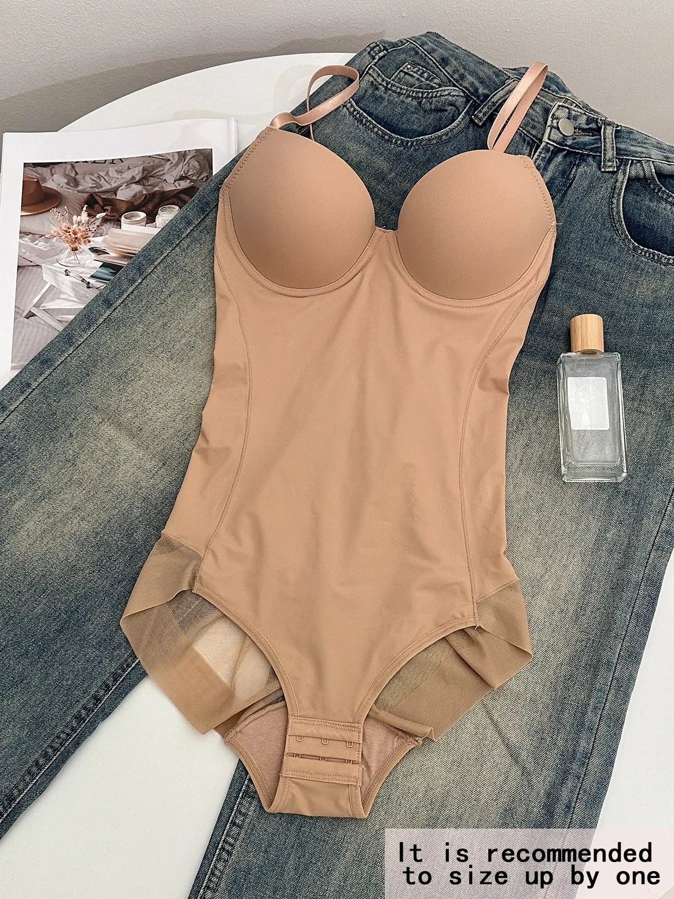 Justaucorps gainant femme avec soutien-gorge et bretelles réglables, effet amincissant sculptant, du XS au XXL pour toutes les saisons