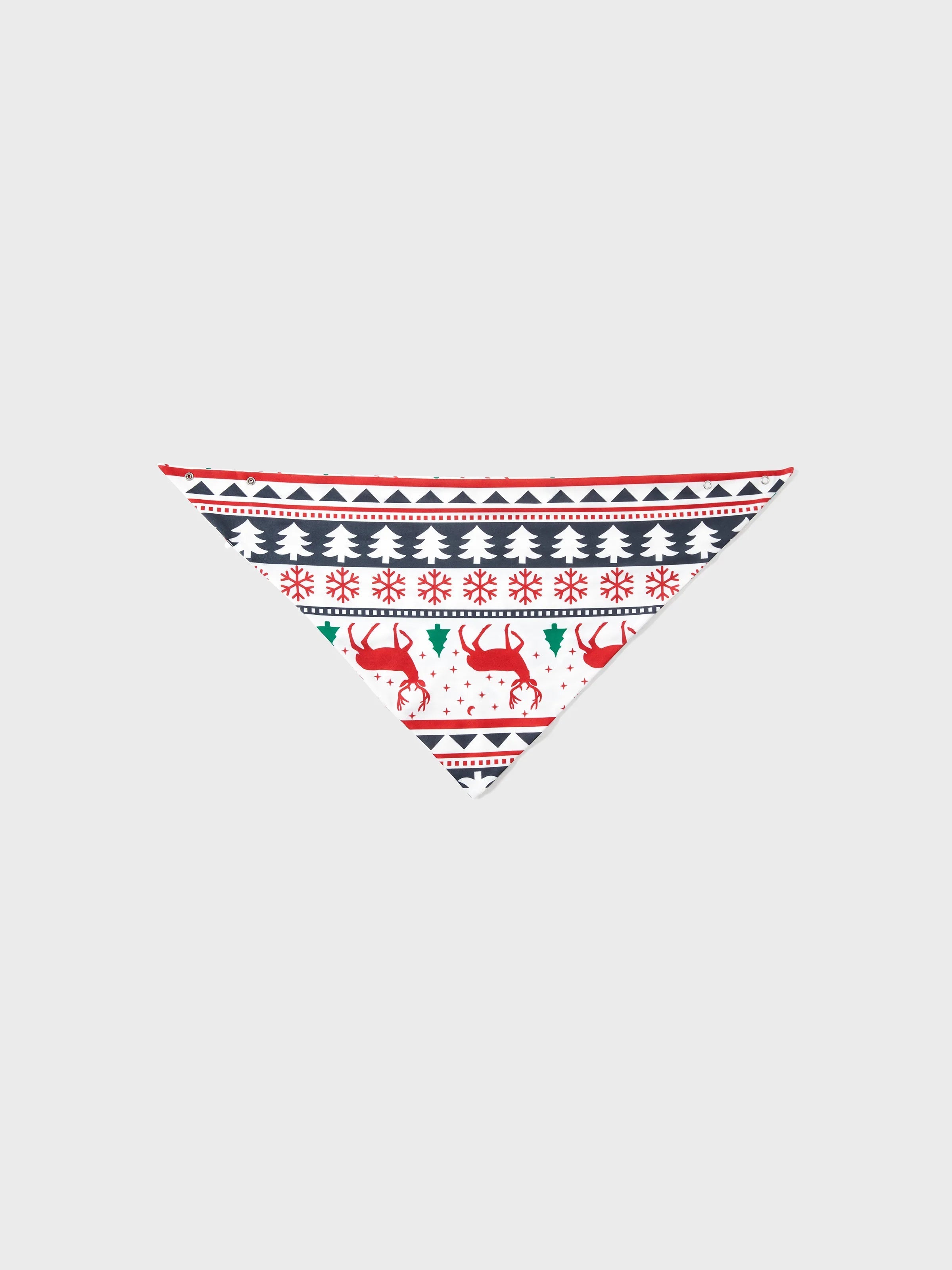 Pyjamas de Noël pour la famille, motif rennes, manches longues avec chaussettes de Noël (Sécurité certifiée SGS) Rouge et blanc