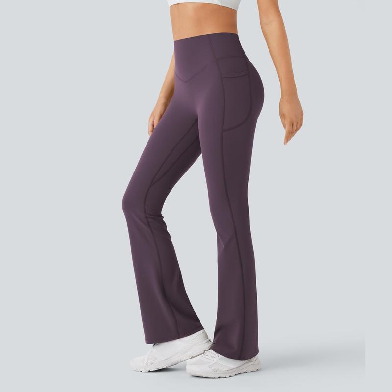 Legging de yoga évasé gainant taille haute UltraSculpt