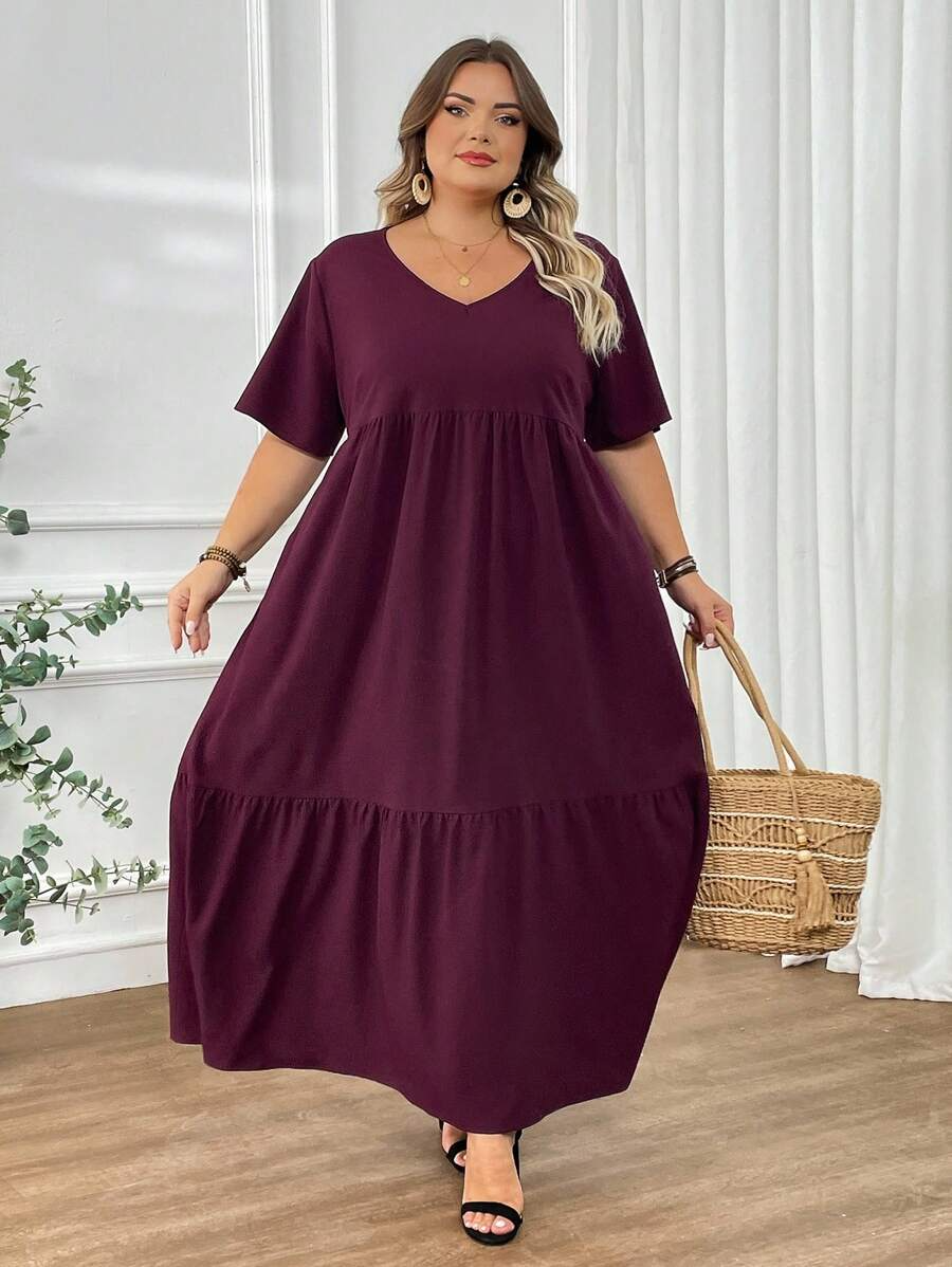 Robe d'été bohème grande taille pour femme