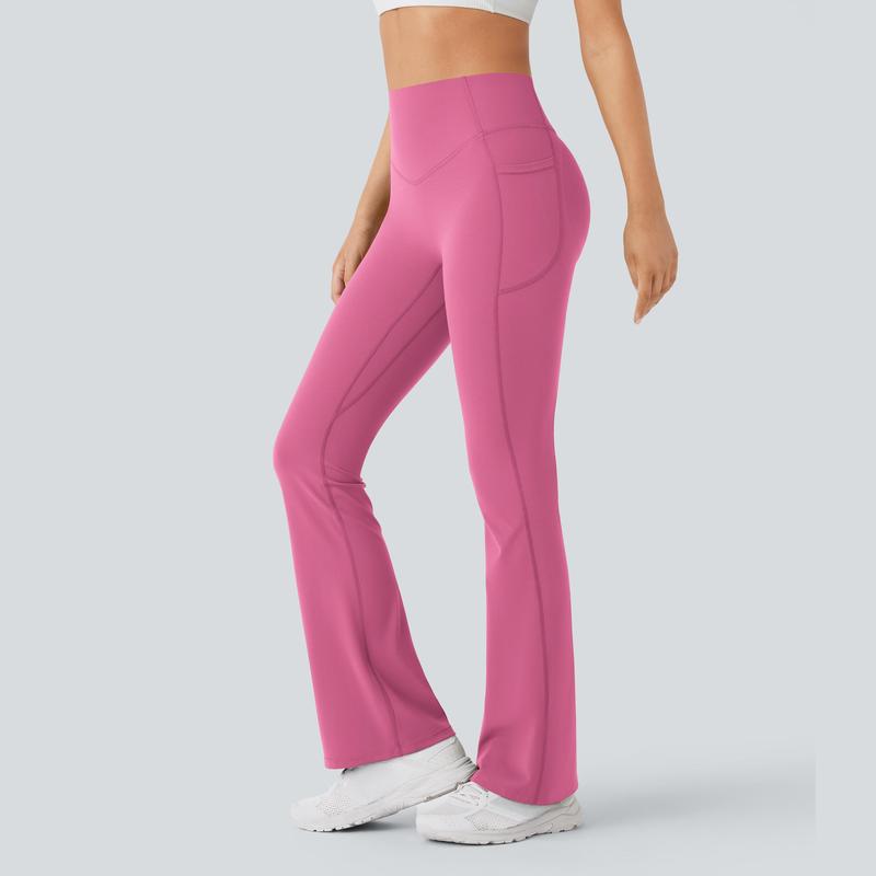 Legging de yoga évasé gainant taille haute UltraSculpt