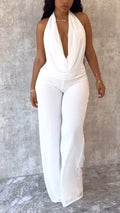 Ladies' Neck Tie Top+pants with Casual Temperament Suit