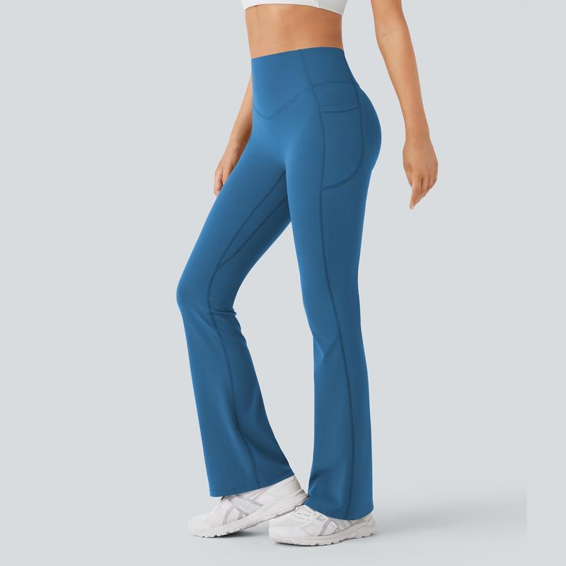 Legging de yoga évasé gainant taille haute UltraSculpt