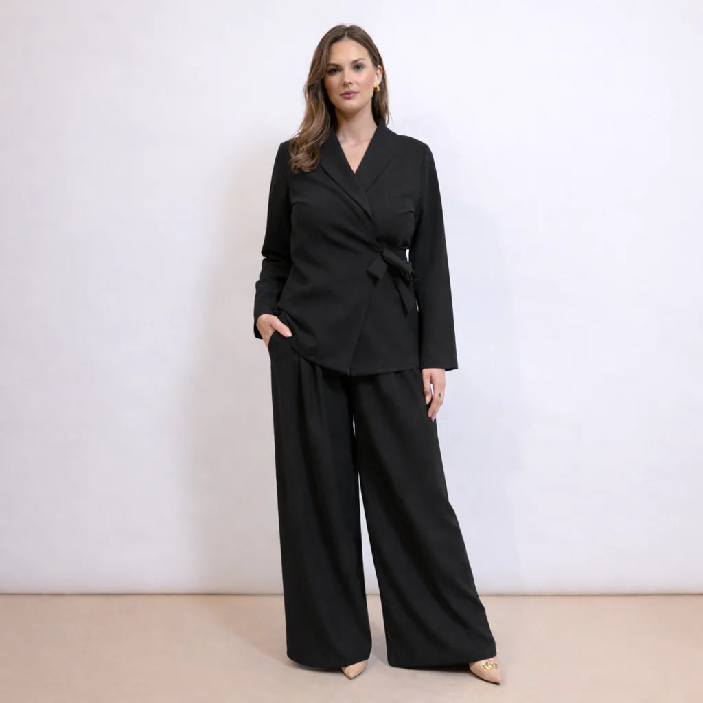 Ensemble Blazer Noué et Pantalon