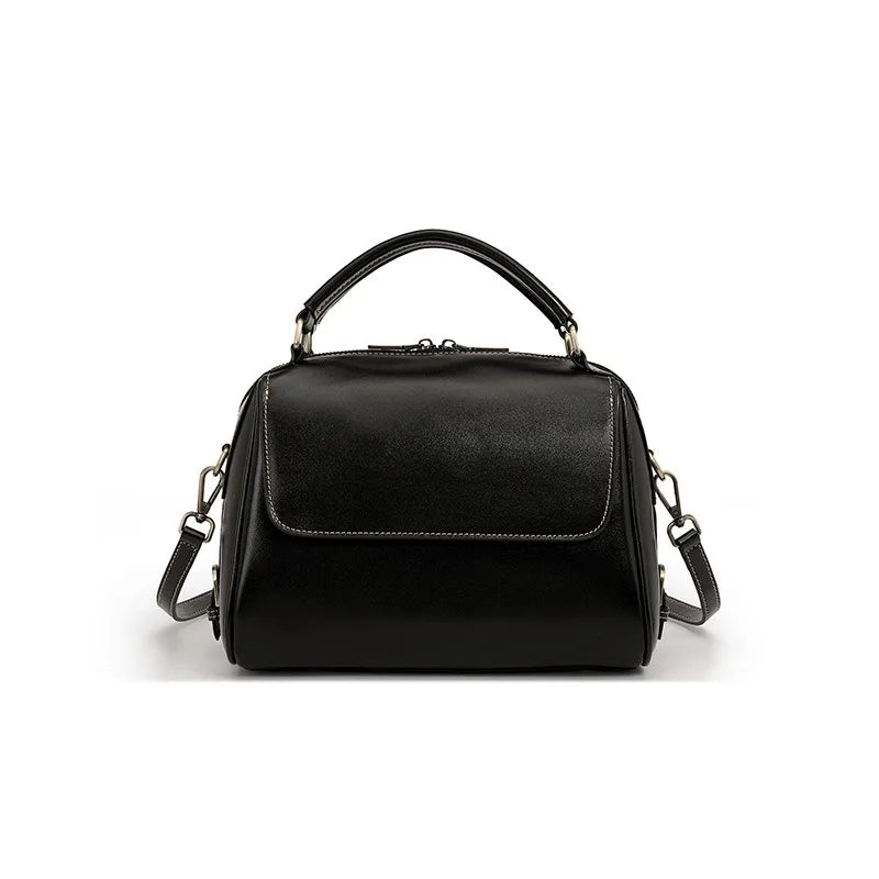Sac à main en cuir véritable pour femme