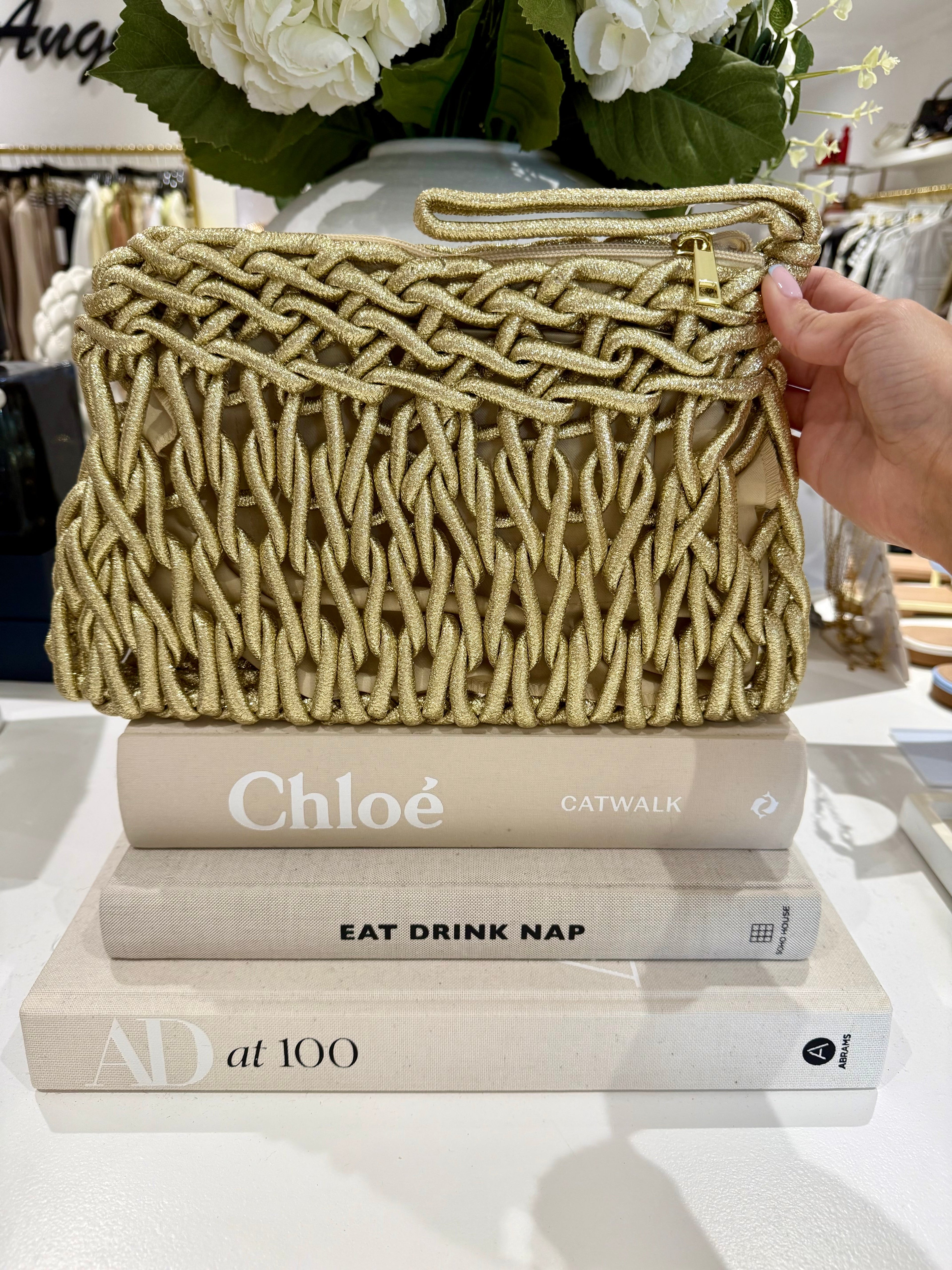 Rope Design Clutch Bag (5 Colours)