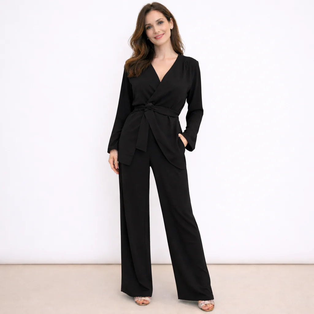 Ensemble pantalon et haut cache-cœur