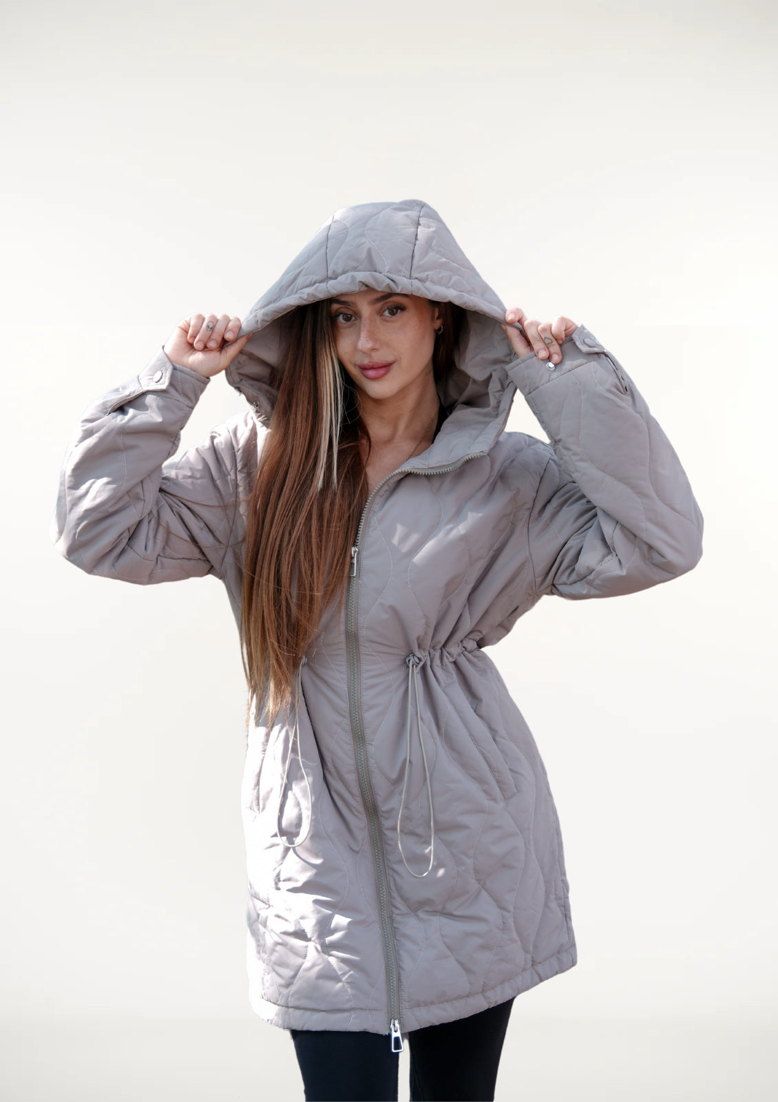 Veste matelassée réversible déperlante pour femme