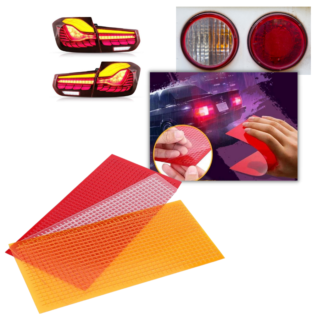 3 Pieces of Tail Light Repair Film
