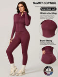 Women's Two-Piece Slim-Fitting Workout Set