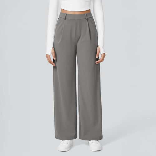 High Waisted Pocket Straight Leg Work Pants, Business Casual Outfits for Women, Women's Sports & Outdoor Clothing