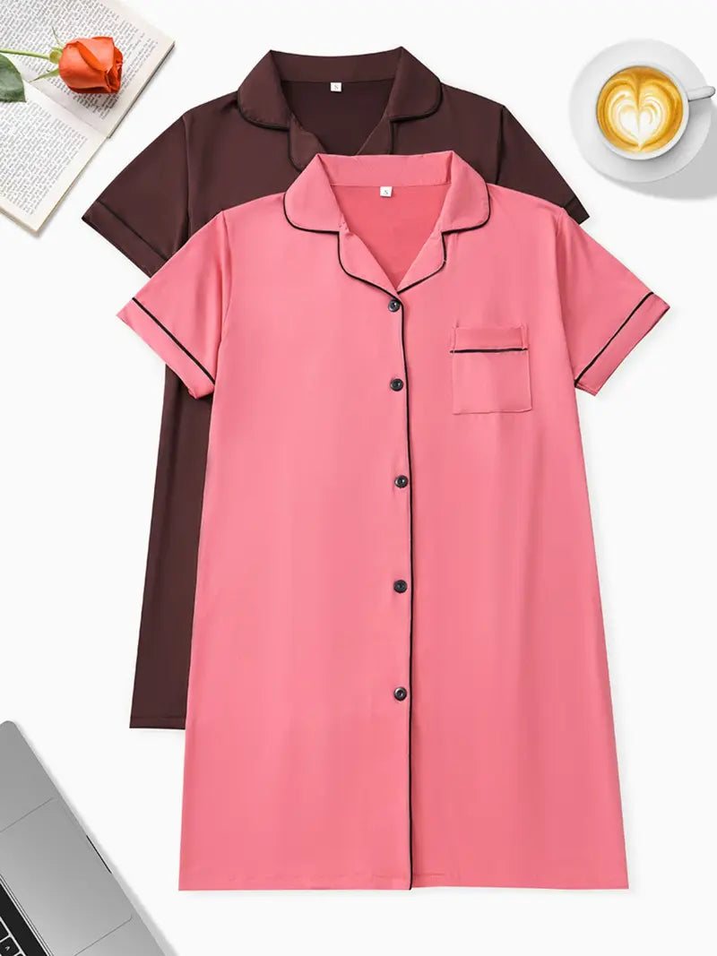 Ensemble nuisette pour femme, vêtements d'intérieur confortables, décontractés, minimalistes et ajustés, pyjama de printemps, d'été, d'automne, tenue d'intérieur pour femmes, ensemble 2 pièces