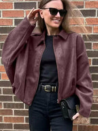 Aviator Jacket Woman, New In Coats And Jackets, Casual Zip Up Jacket Women's Winter Jacket, Oversized Pilot Jacket Cropped Fit, 2025 Streetwear Short Jacket Woman, Outerwear
