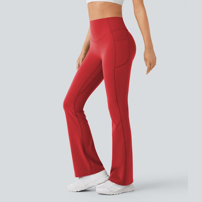 Legging de yoga évasé gainant taille haute UltraSculpt