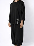 SPRING two-piece set consisting of a shirt and trousers made of soft and compact fabric