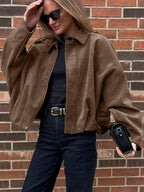 Aviator Jacket Woman, New In Coats And Jackets, Casual Zip Up Jacket Women's Winter Jacket, Oversized Pilot Jacket Cropped Fit, 2025 Streetwear Short Jacket Woman, Outerwear