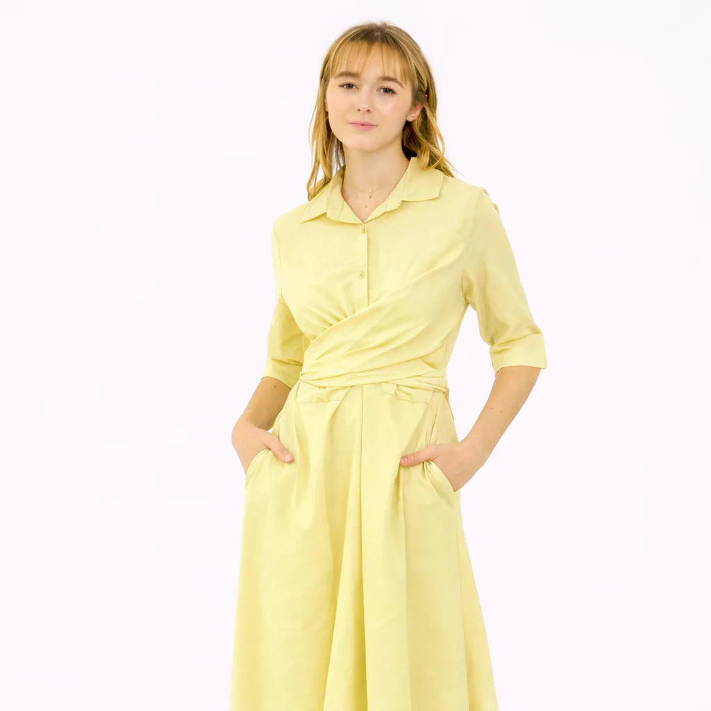 2026 Bea, Robe Longue Ceinturée À La Taille