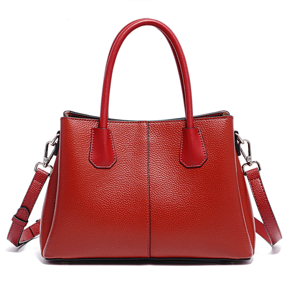 Sac à main pour femme en cuir blanc