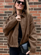 Aviator Jacket Woman, New In Coats And Jackets, Casual Zip Up Jacket Women's Winter Jacket, Oversized Pilot Jacket Cropped Fit, 2025 Streetwear Short Jacket Woman, Outerwear