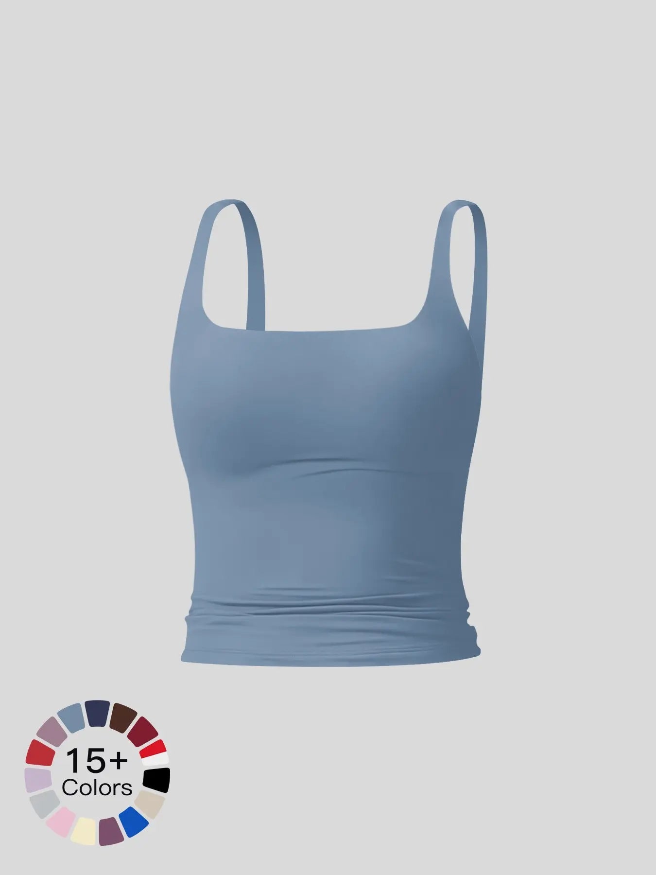 Débardeur de sport uni pour femme