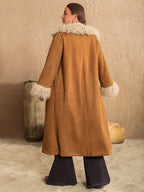 Fashionable Plus Size Fluff Jacket for Autumn-Winter