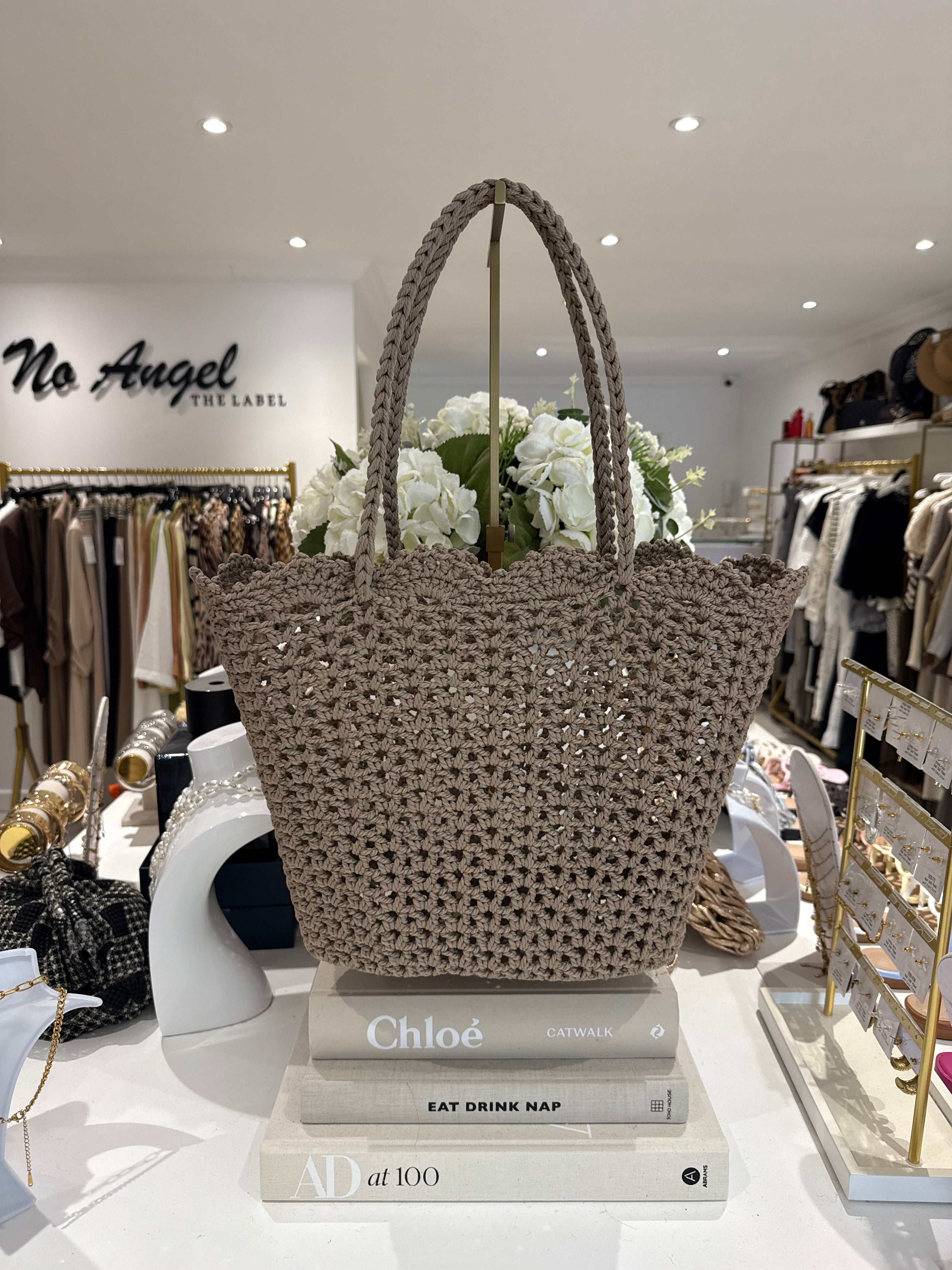 Large Woven Beach Bag (2 Colours)