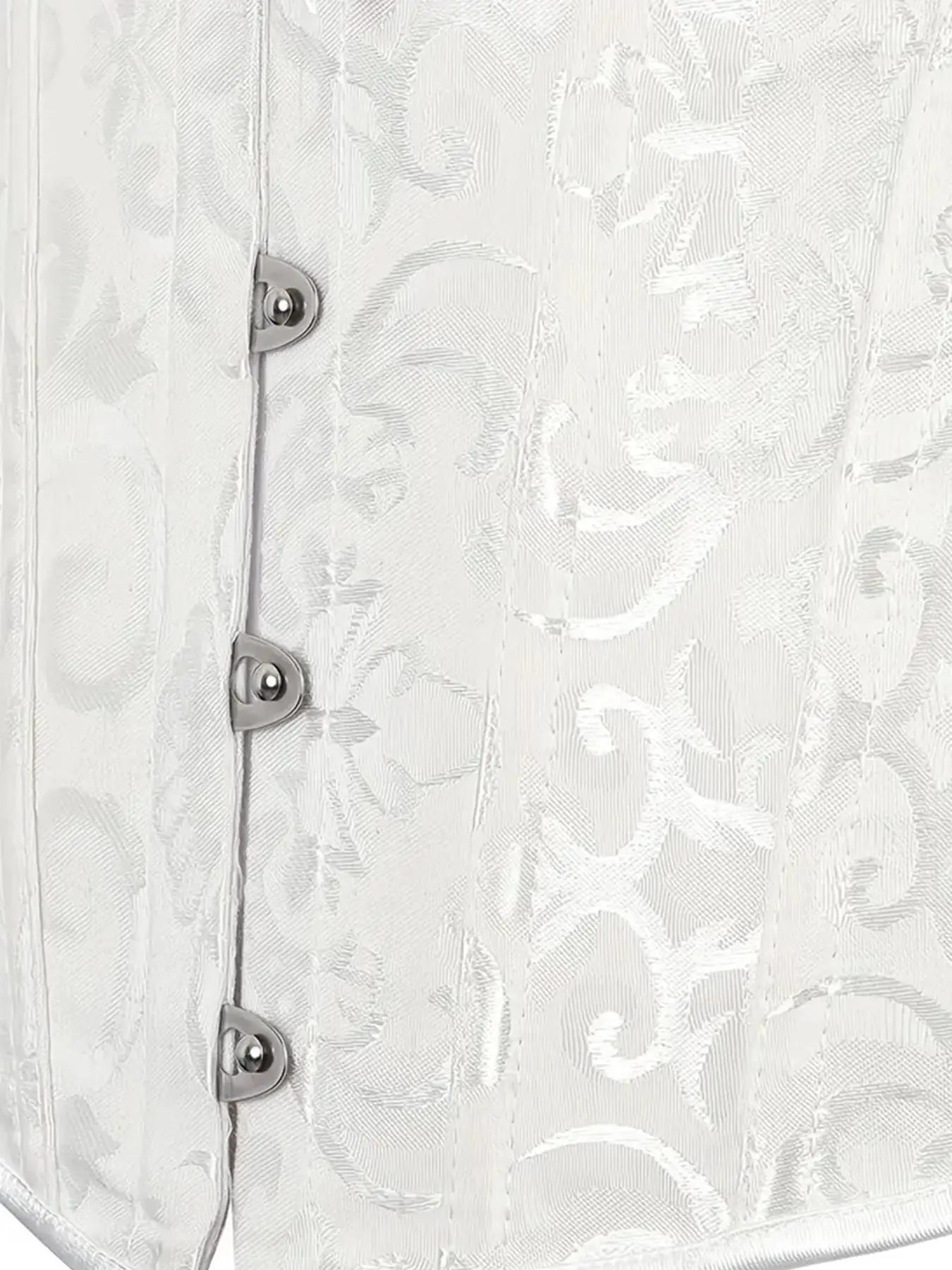 Haut tube de maintien jacquard floral avec baleines et structure de corset, gaine amincissante rétro et élégante, lingerie sculptante pour femme pour toutes les saisons, tops corsets, tops corsets vintage