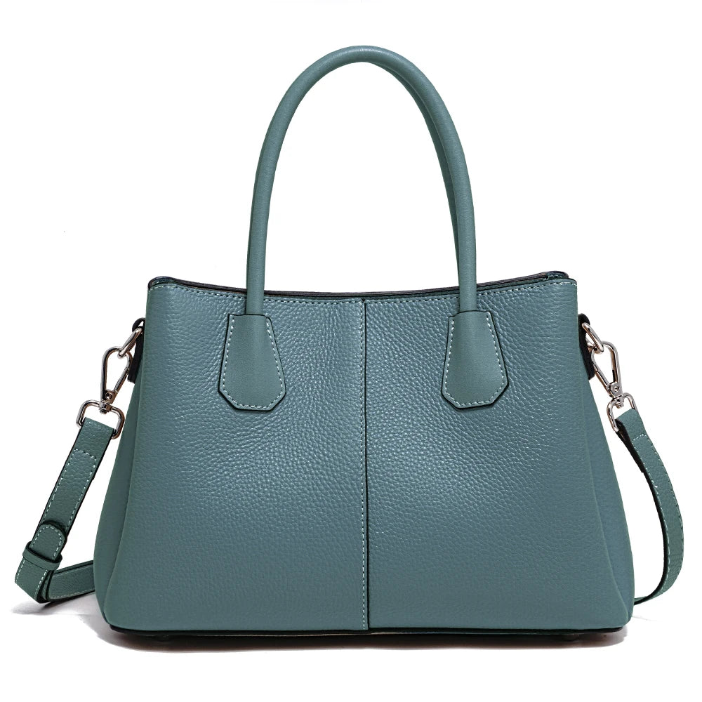 Sac à main pour femme en cuir blanc