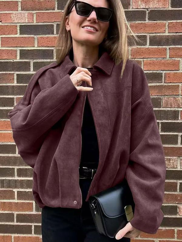 Aviator Jacket Woman, New In Coats And Jackets, Casual Zip Up Jacket Women's Winter Jacket, Oversized Pilot Jacket Cropped Fit, 2025 Streetwear Short Jacket Woman, Outerwear