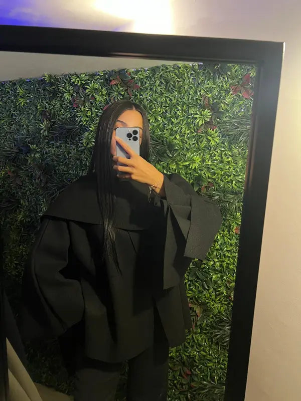 Hauts de style décontracté avec cape