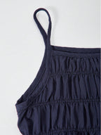 Two-Piece Set Women's Solid Color Cami Top & Wide Leg Pants Set