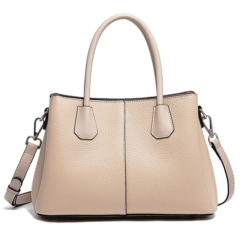 Sac à main pour femme en cuir blanc