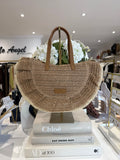 Half Moon Straw Bag (2 Colours)