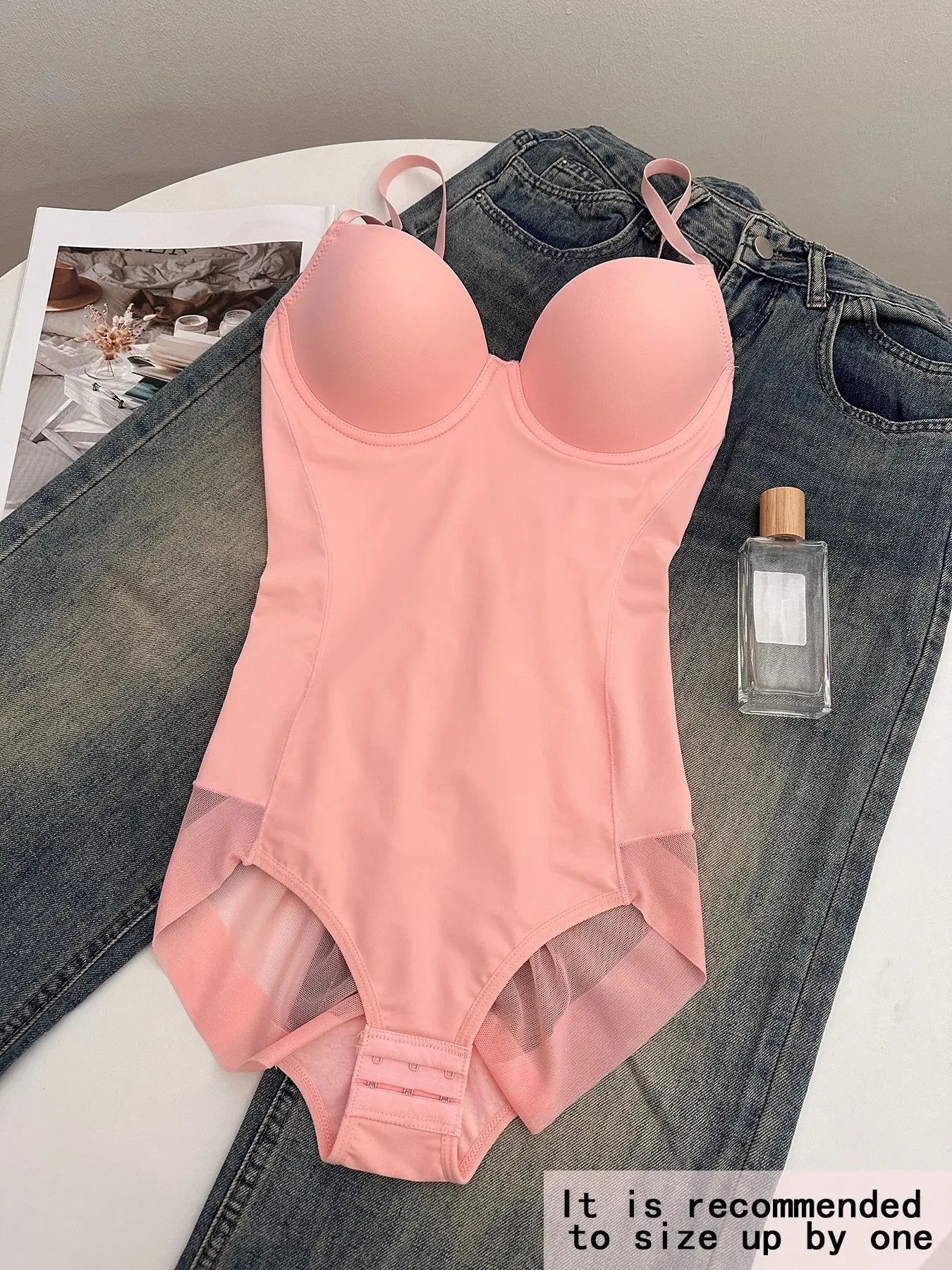 Justaucorps gainant femme avec soutien-gorge et bretelles réglables, effet amincissant sculptant, du XS au XXL pour toutes les saisons
