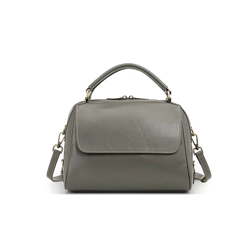 Sac à main en cuir véritable pour femme