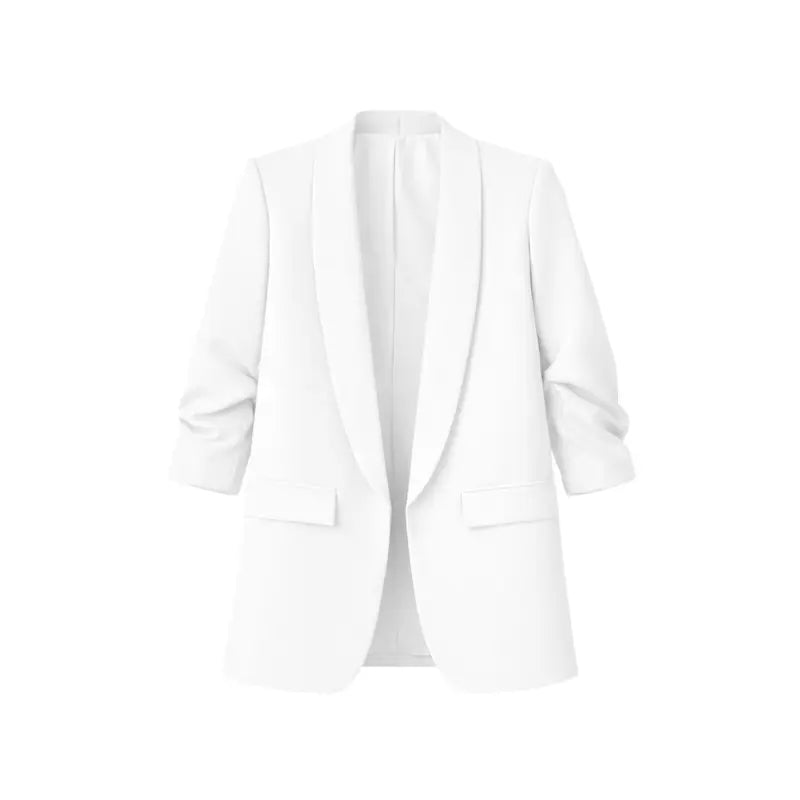 Blazer plissé à l'américaine | Vêtements pour femmes | Blazer | Plissé | Décontracté | Coupe ample
