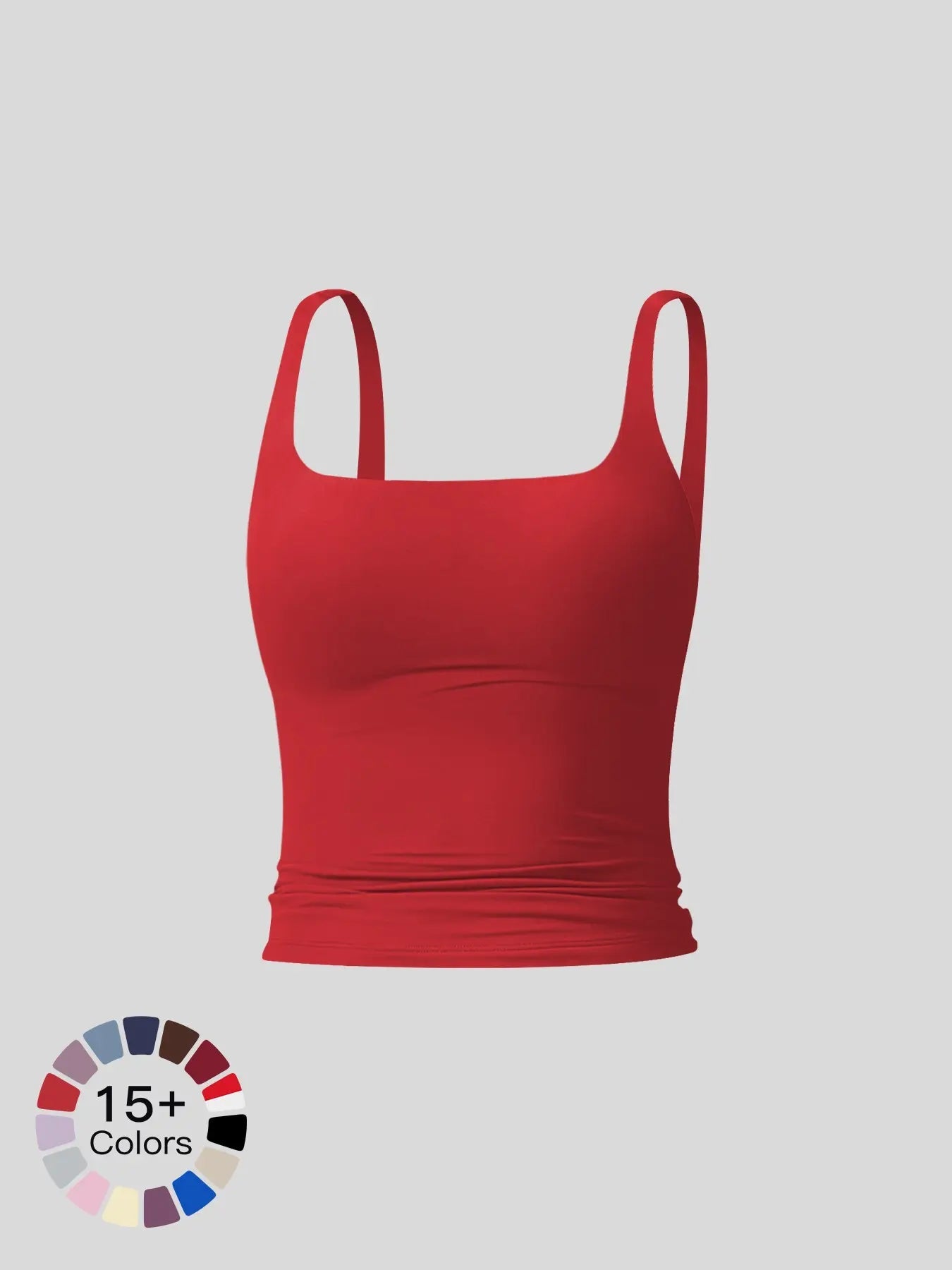Débardeur de sport uni pour femme