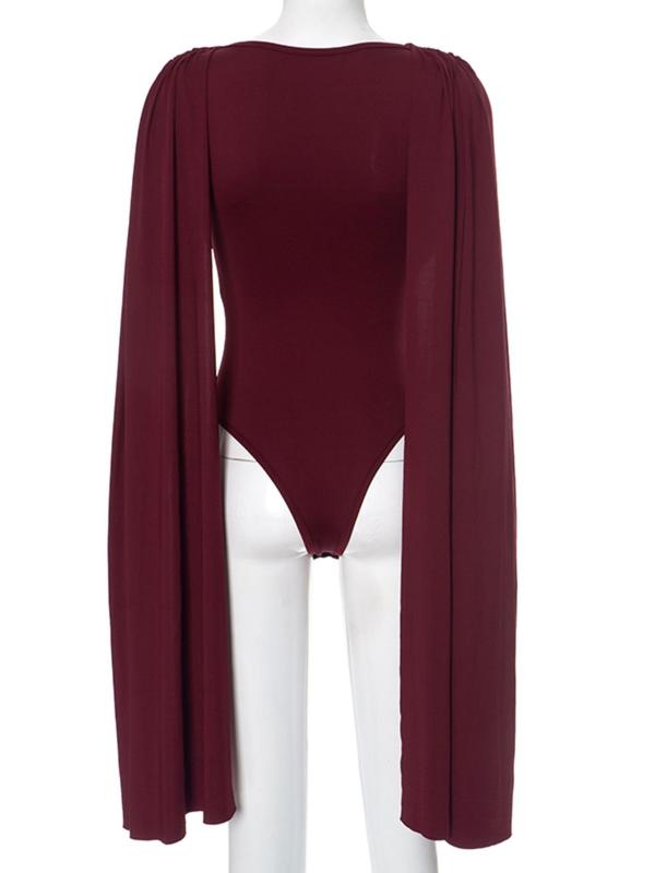 Body une pièce femme de couleur unie, body moulant décontracté à col bénitier tendance et minimaliste pour les soirées, vêtements d'été pour femmes, prêt-à-porter féminin