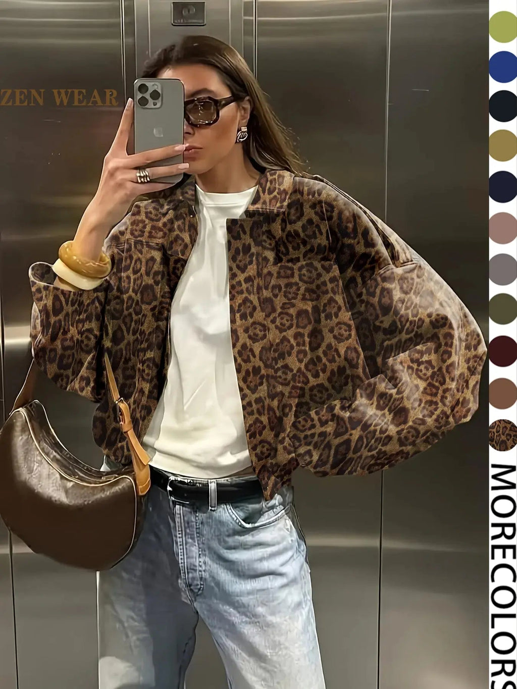 Aviator Jacket Woman, New In Coats And Jackets, Casual Zip Up Jacket Women's Winter Jacket, Oversized Pilot Jacket Cropped Fit, 2025 Streetwear Short Jacket Woman, Outerwear