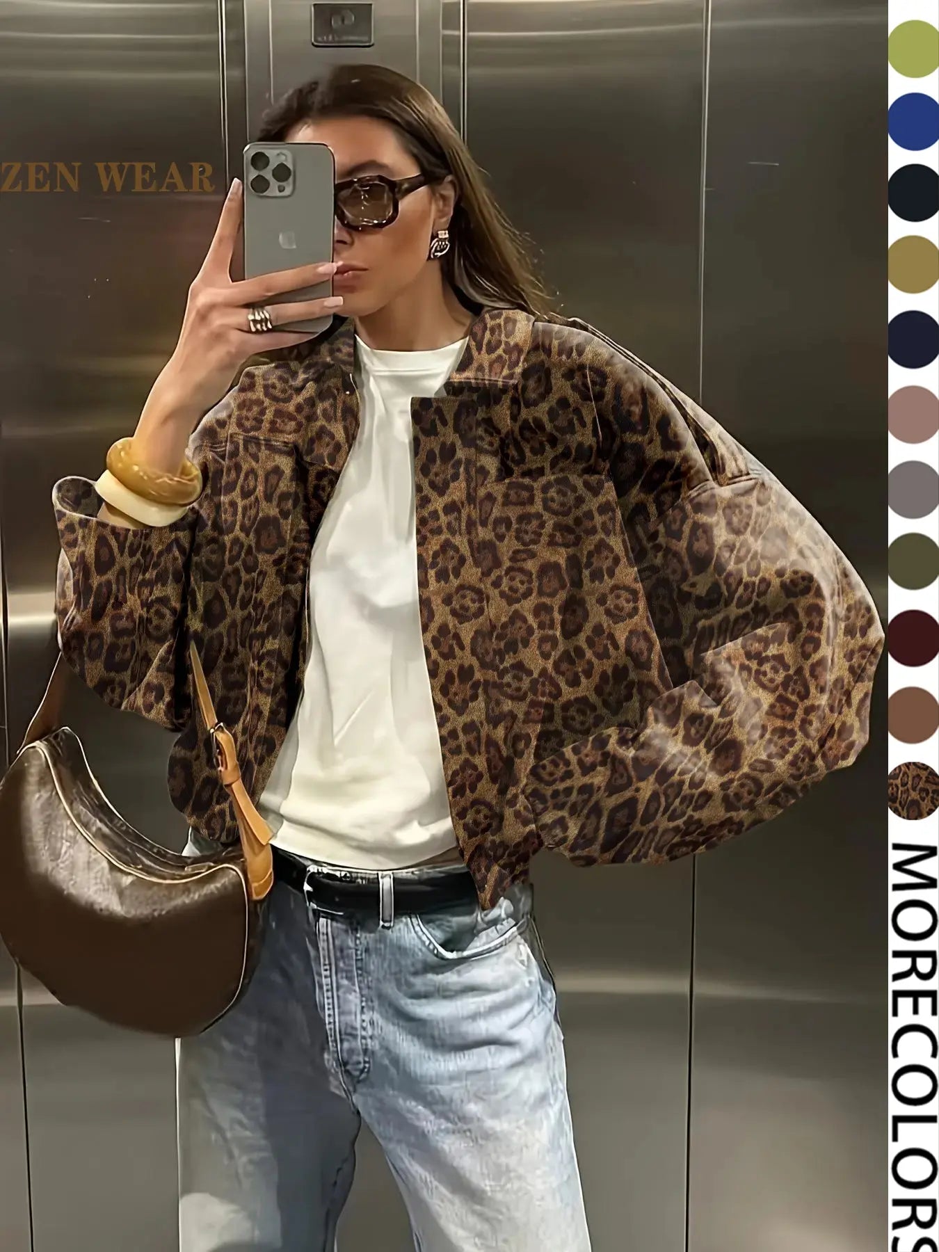 Aviator Jacket Woman, New In Coats And Jackets, Casual Zip Up Jacket Women's Winter Jacket, Oversized Pilot Jacket Cropped Fit, 2025 Streetwear Short Jacket Woman, Outerwear
