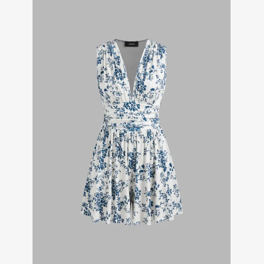 Combinaison bustier à col en V pour femme, printemps/été