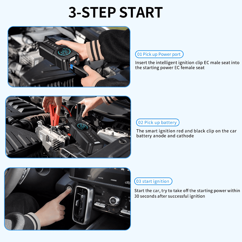 Jump Starter with Air Compressor