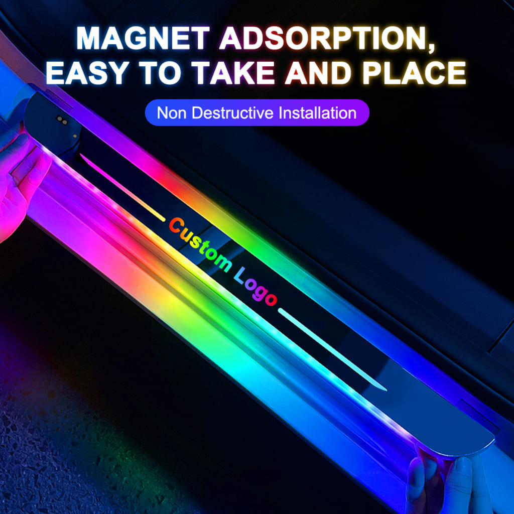 Custom Car Door Sill Lights