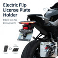 Electric Motorcycle License Plate Holder Flipper